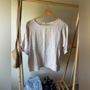 Francesca Bettini Linen Top